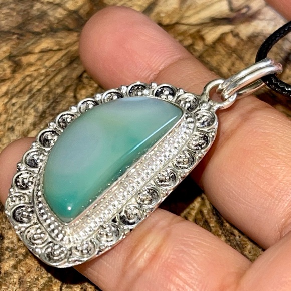 Green Botswana Pendant 2” - Picture 10 of 15